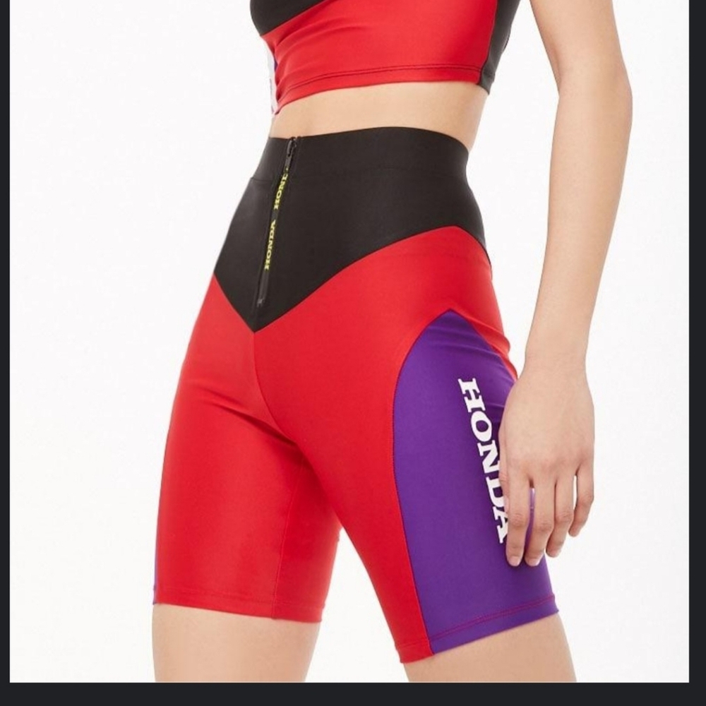 Cute Athletic Biker Shorts Forever 21 Womens Highrise